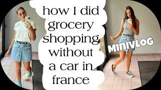 VLOG 15 (mini) groceries in France, prices, how to go without a car, differences