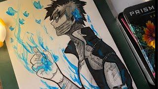 Como DIBUJAR a DABI TODOROKI | MY HERO ACADEMIA | ANIME | DIBUJO | how to DRAW DABI | BOKU NO HERO