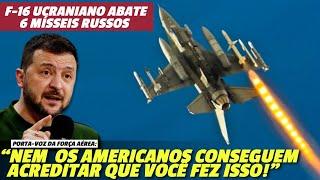 “Nem os americanos acreditam que você fez isso!”: Ucrânia afirma que um F-16 abateu 6 mísseis russos