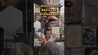Bier wird per Gegendruckabfüllung in die Flaschen gebracht #bier #itap #gegendruckabfüllung