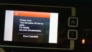 #0x69 Printer Error Epson L1455 Error Code:0x69