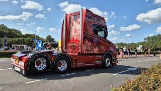 Truckstar festival 2024 UITTOCHT part 1 The Netherlands, Assen TT circuit with v8 trucks sounds.