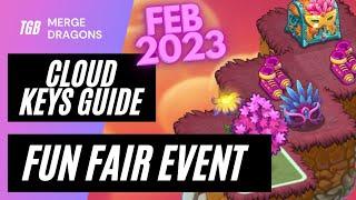 Merge Dragons Fun Fair Event Cloud Keys Guide 2023