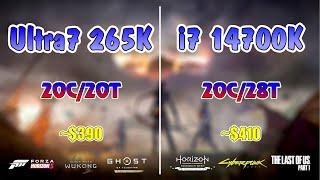 Ultra 7 265K Vs i7 14700K