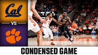 Cal vs. Clemson Condensed Game | 2024-25 ACC Men’s Basketball