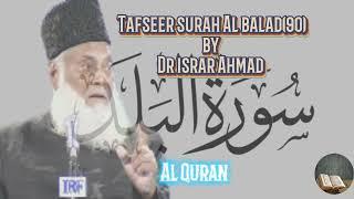 Tafseer of Surah Balad(سُوْرَۃُ البَلَد)90 by Dr israr ahmad |@alquran456 |Tafseer ul Quran