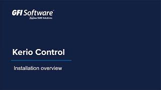 Kerio Control - Installation Guide