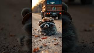KOALA SAVES RACCOON, AND THEY BECOME FRIENDS FOREVER #koala #raccon #raccoondays#ai