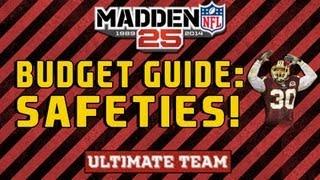 Madden 25 Budget Safeties! Best and CHEAPEST SS and FS in MUT 25