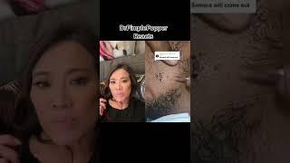 I think that is a little acne scarring is now housing ingrown hairs! Wow those hairs long & clean!