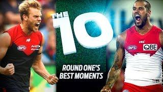 The 10 best moments from Round 1, 2016 - AFL