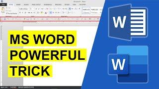 MS Word Powerful tricks in hindi | Magical secrets, tips and tricks of Microsoft Word you don’t know