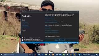How to install Turbo C & C++ Compiler in Windows 10 64bit?