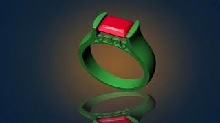 How to create 3D gemvision jewelry design matrix || Design Channel