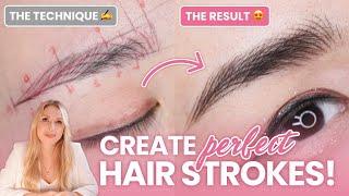 How to do hair strokes - step-by-step tutorial