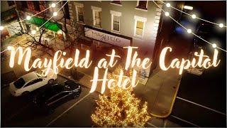 Mayfield at The Capitol Hotel. Hollidaysburg PA. Cozy Candlelit Dinner at Historic Location