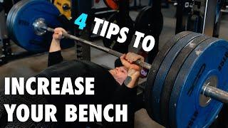 4 Tips To Increase Your Bench Today | With Strength Coach, Jacob Hutton