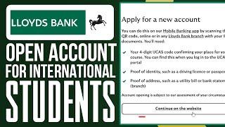 How To Open Lloyds Bank Account For International Students 2025 | Complete Tutorial