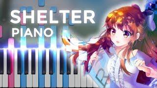 Porter Robinson & Madeon · Shelter | LyricWulf Piano Tutorial on Synthesia