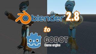 Blender 2.8 To Godot -- How To Export