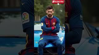 What If Messi and Ronaldo Raced in a Lamborghini vs Bugatti?  #messi #ronaldo #buggati #Lamborghini