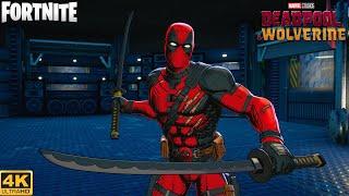 Deadpool Pen and Ink Skin Gameplay - Fortnite (4K 60FPS)