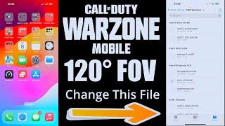 120 FOV WARZONE MOBILE - Works in SEASON 3 - Step by Step Tutorial, Download Link - 2024 iPhone iPad