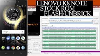 Lenovo K8 Note Stock Rom Download | Flash/Unbrick K8 Note