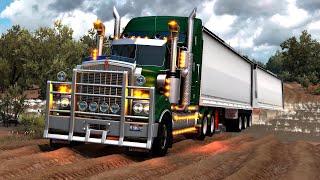 Exploring the Australian Outback: ATS 1.38 Road Train Trucking