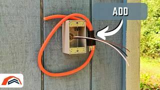 Basic DIY Shed Electrical Install