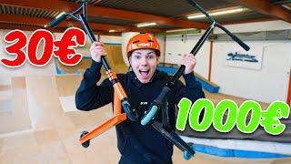 1000€ VS 30€ PRO SCOOTER! +GEWINNSPIEL!