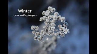 Mein eigenes Gedicht: Winter - Johanna Klugsberger | Gedicht zum Lauschen