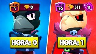 SUBINDO O CORVO LENDÁRIO PARA 500 TROFÉUS EM 1 HORA NO BRAWL STARS!