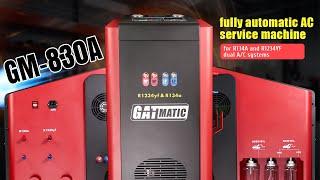 GATmatic Fully Automatic AC Service Machine For R1234yf & R134a