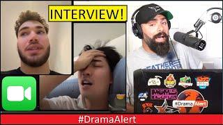 AdinRoss vs RiceGum FACE to FACE! #DramaAlert over KSI & Corinna Kopf!