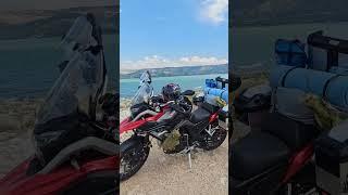 Jawa RVM 500 Adventure at the lake