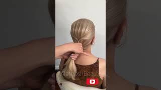 "Elegant Updo in JUST 2 Moves! | No Pins, No Fuss!