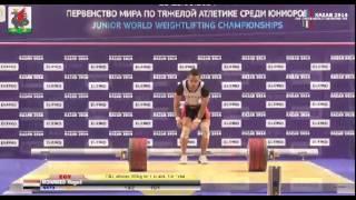 Junior World Weightlifting Championships 2014 MOHAMED Maged 203kg C&J Attempt