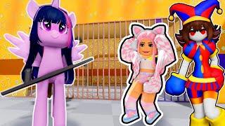 ПОМНИ И ПОНИ ! ТЮРЬМА ПОНЯШЕК В РОБЛОКС ! ЭТО БАРРИ ВОНЮЧКИ! MY LITTLE PONY'S PRISON RUN !