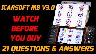 iCarsoft MB V3.0 - Important Q&A - Watch BEFORE YOU BUY