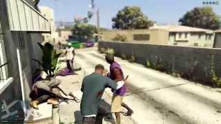 Grand Theft Auto V - Franklin vs The Ballas