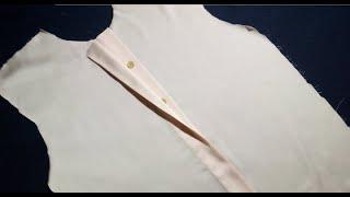 invisible button placket