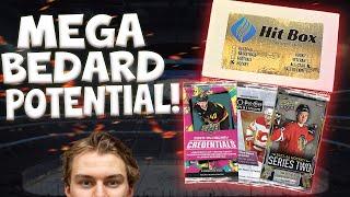 BIG TIME Bedard Chases! Opening the November Hit Box Hockey Cards Allstar Subscription Box