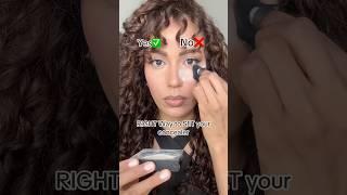Best way to SET concealer #makeuptutorial #makeuptips #makeuphacks #settingpowder #concealerhacks
