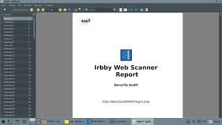 Irbby Web Scanner for Astra Linux. Часть 6. Формирование отчета. Полные результаты сканирования.