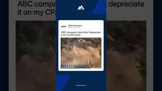 ABC company’s land after I depreciate it on my CPA exam | Miles Education
