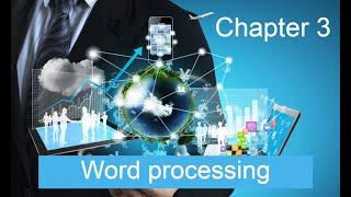 ICT Grade 8 (English Medium) Chapter 3 -Word Processing