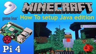 Minecraft Java on Raspberry Pi 4 How to setup and install