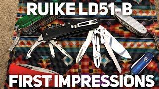 Ruike LD51-B First Impressions! A Large Locking SAK Alternative?