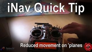 INAV Quick Tip: Why the elevator and aileron controls move less in Angle or Horizon mode